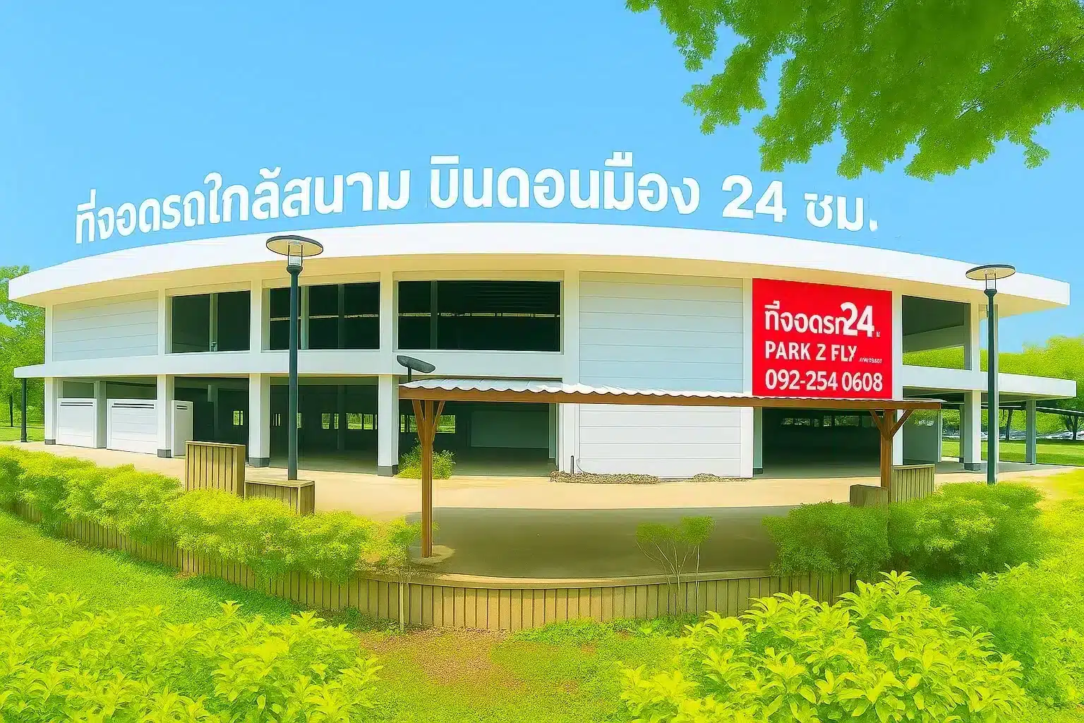 Don Mueang Park 2 Fly ที่จอดรถใกล้สนามบินดอนเมือง (1)
