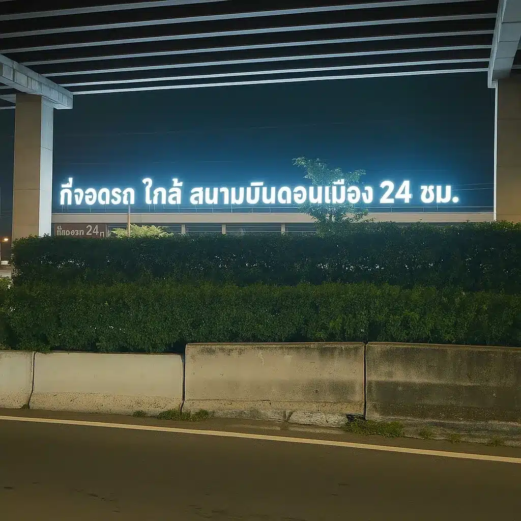 Don Mueang Park 2 Fly ที่จอดรถใกล้สนามบินดอนเมือง (4)